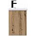 Mobile bagno con rubinetto Rovere Artigianale 61 x 40 x 74,5 cm - Foto miniatura 6