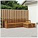 Set di divani da esterno Naturale 249 x 162,5 x 73 cm - Foto miniatura 2