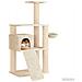 Albero per gatti con pali per graffiare in sisal Crema 173 cm - Foto miniatura 3