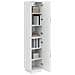 Set di armadi 2 pcs Bianco Lucido Legno ingegnerizzato - Foto miniatura 2