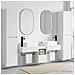 Set di mobili per il bagno 5 pz Bianco Lucido - Foto miniatura 8