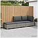 3 pz Set Lounge in Rattan con Cuscini GENDT Rattan naturale - Foto miniatura 7