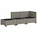 3 pz Set Lounge in Rattan con Cuscini GENDT Rattan naturale - Foto miniatura 9