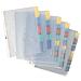 EC (10) Buste intercalari trasparenti Esselte- 12 buste colorate - 414170 - Foto miniatura 1