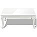 Tavolino Da Salotto 100x60x42 Cm Bianco Lucido - Foto miniatura 3