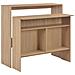 Tavolo da Bar con 2 Piani d'Appoggio Rovere 130x40x120 cm - Foto miniatura 1