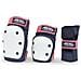 Heavy Duty Skateboard Pad Set Blue /pink - Large - Foto miniatura 2