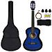 Set Chitarra Classica 8 pz per Principianti Blu 3/4 36"" - Foto miniatura 5