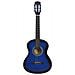 Set Chitarra Classica 8 pz per Principianti Blu 3/4 36"" - Foto miniatura 6