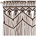 Tenda Macramè Grigio Talpa 140x240 Cm In Cotone - Foto miniatura 3