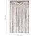 Tenda Macramè Grigio Talpa 140x240 Cm In Cotone - Foto miniatura 5