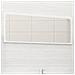 Specchio da Bagno Bianco 90x1,5x37 cm in Legno Multistrato - Foto miniatura 1