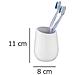 Tazza Per Spazzolino Badi, Bianco, - Foto miniatura 4