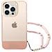 Pc /tpu Camera Outline Translucent Case With Strap Fr Apple Iphone 14 Pro Max - Pink (guhcp14xhgcohp) - Foto miniatura 1