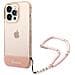 Pc /tpu Camera Outline Translucent Case With Strap Fr Apple Iphone 14 Pro Max - Pink (guhcp14xhgcohp) - Foto miniatura 2