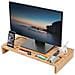 Mobile Rialzo Monitor Pc Tv Computer Portatile Con Organizer Scrivania 60x30x8cm - Foto miniatura 2