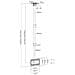 CT43TSE-053 Supporto TV a parete 109,2 cm (43") Nero - Foto miniatura 8
