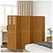 Divisorio Ambienti 6 Pannelli Marrone Legno Massello Paulownia - Foto miniatura 3