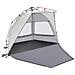 Tenda Da Spiaggia 2 Persone Grigio Rilascio Rapido Impermeabile - Foto miniatura 6