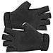 Guanti A Mezze Dita Foderati In Pile Black - Foto miniatura 3