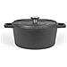 Casseruola Rotonda 24 Cm 4 L Nera - Mep139 - Foto miniatura 1