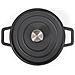 Casseruola Rotonda 24 Cm 4 L Nera - Mep139 - Foto miniatura 3