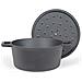 Casseruola Rotonda 24 Cm 4 L Nera - Mep139 - Foto miniatura 5