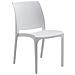 Sedia In Resina Impilabile Made In Italy Design Per Interno Esterno Sofia Bianca 4 Pz - Foto miniatura 2