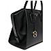 Lg Tz Satchel Borsa Shopper Pelle Di Mucca Borse Donna Nero Eu One Size, 30f2g4vs3l-001 - Foto miniatura 3