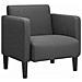 Divano Sedia con Braccioli Grigio Scuro 54 cm Tessuto a Coste - Foto miniatura 1