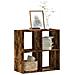 Libreria Rovere Fumo 68,5x32x68,5 Cm In Legno Multistrato - Foto miniatura 1