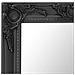Specchio Da Parete Stile Barocco 50x40 Cm Nero - Foto miniatura 4