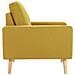 Lusso Casadino -  Poltrona Gialla In Tessuto - Foto miniatura 3