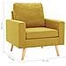 Lusso Casadino -  Poltrona Gialla In Tessuto - Foto miniatura 6