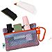 Beauty Case Leggero In Rete Con Cordino Blue - Foto miniatura 4