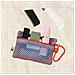 Beauty Case Leggero In Rete Con Cordino Blue - Foto miniatura 5