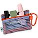Beauty Case Leggero In Rete Con Cordino Blue - Foto miniatura 1