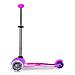 Mini Micro Deluxe Glow LED Plus Bambini Monopattino a tre ruote Rosa - Foto miniatura 3