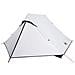 Tenda Campeggio 2 Persone Bianca Tessuto Oscurante Impermeabile - Foto miniatura 3