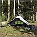 Tenda Campeggio 2 Persone Bianca Tessuto Oscurante Impermeabile - Foto miniatura 4