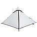 Tenda Campeggio 2 Persone Bianca Tessuto Oscurante Impermeabile - Foto miniatura 5