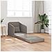 Divano Letto 2-in-1 Tortora 65x80x83 cm Tessuto - Foto miniatura 3