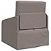 Divano Letto 2-in-1 Tortora 65x80x83 cm Tessuto - Foto miniatura 7