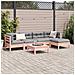 Set Divani Giardino 6 pz Cuscini Legno Massello Abete Douglas - Foto miniatura 3