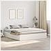 Struttura Letto con Contenitore Bianca 200x200 cm - Foto miniatura 2