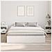 Struttura Letto con Contenitore Bianca 200x200 cm - Foto miniatura 5