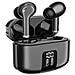 Auricolari Bluetooth M48pro Digitali Bianchi - Cancellazione Del Rumore Enc A Quattro Microfoni Black - Foto miniatura 1