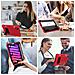 Custodia Per Ipad Mini 6 8.3"" Con Supporto E Alloggiamento Per Stilo Rosso - Foto miniatura 2