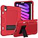 Custodia Per Ipad Mini 6 8.3"" Con Supporto E Alloggiamento Per Stilo Rosso - Foto miniatura 1