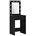 Set Tavolo da Trucco 2 pcs Rovere nero 50 x 41 x 135 cm - Foto miniatura 4